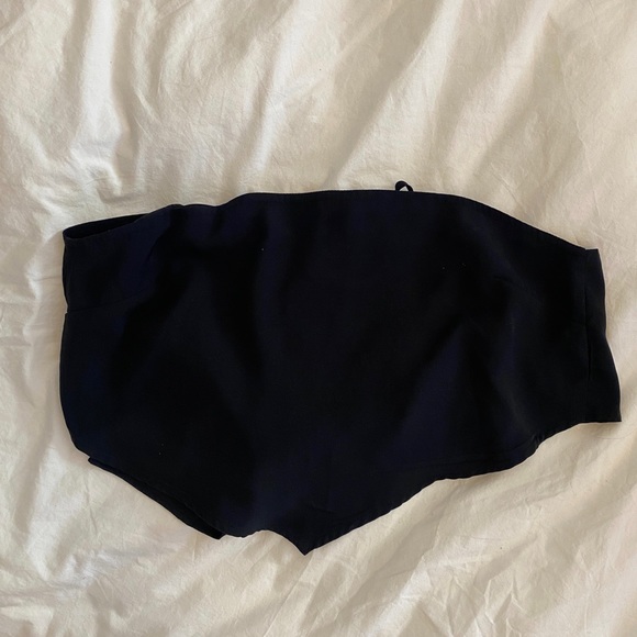 Abercrombie Strapless Scarf Top in Black - Picture 3 of 6